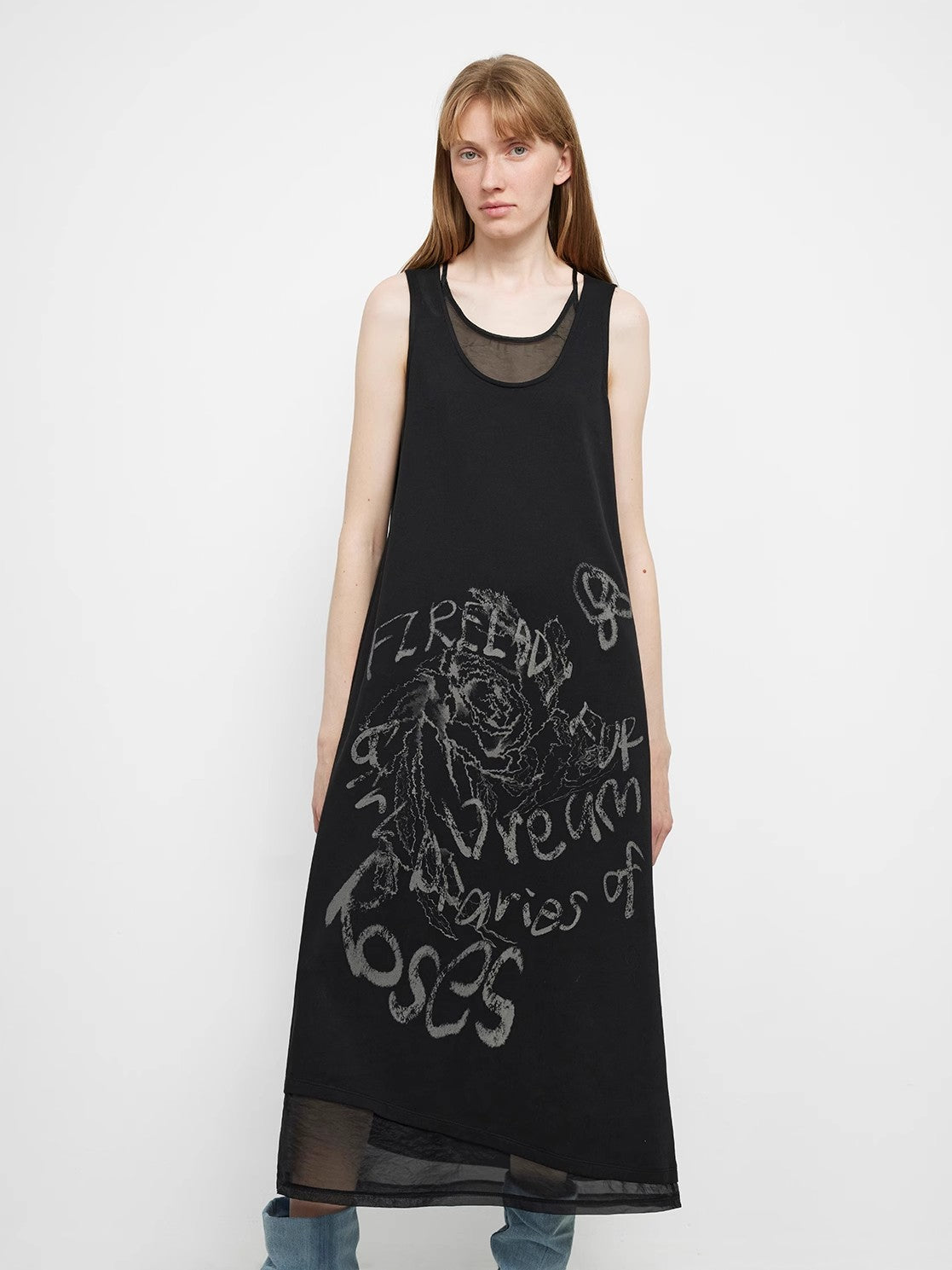 Alphabet Game Original Printed  Vest Dress