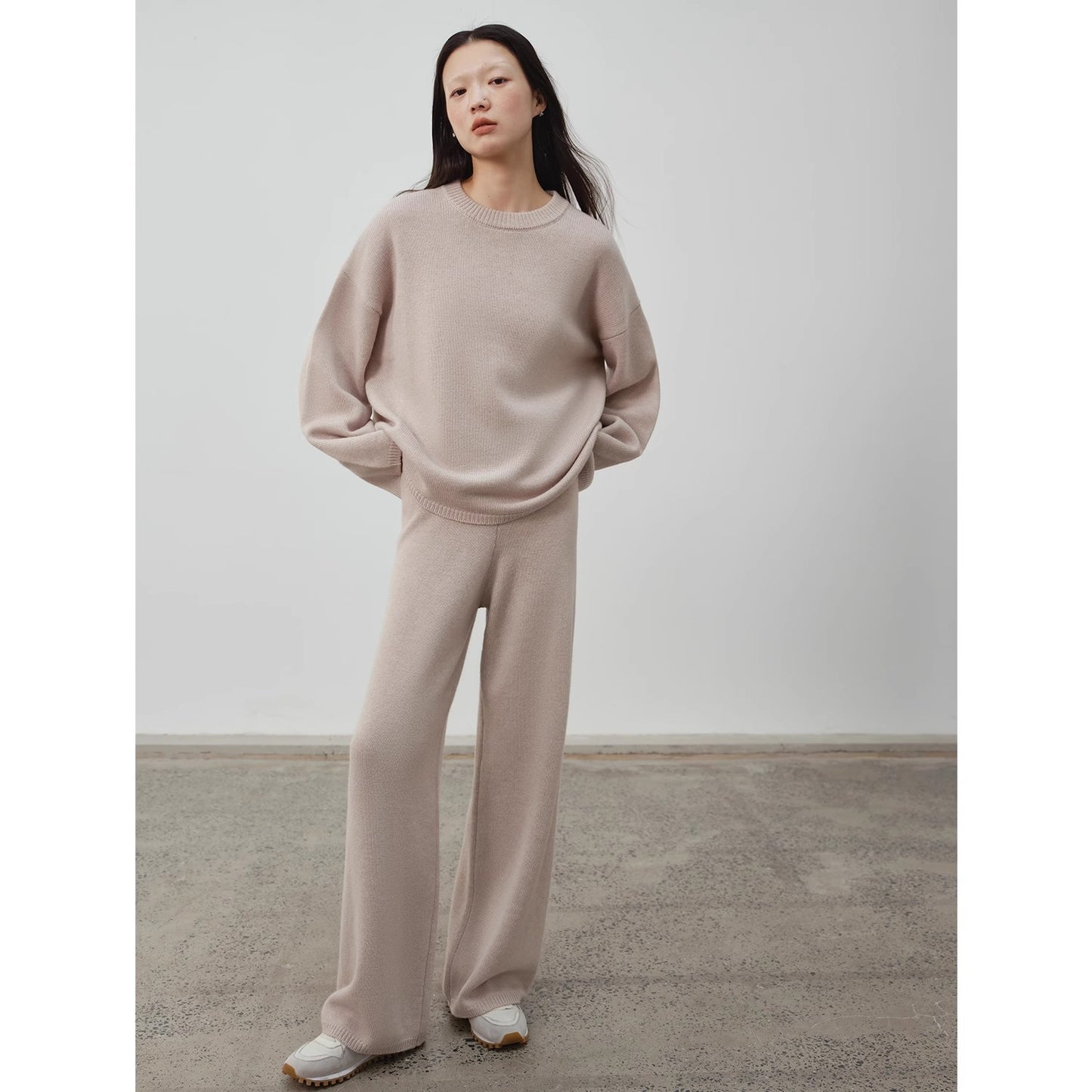 Wilderness Chasing Truth Minimalist Loose Wool Knit + Pants