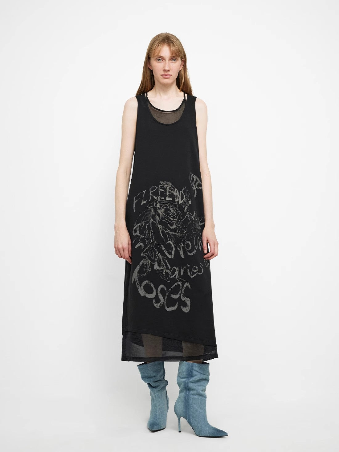 Alphabet Game Original Printed  Vest Dress