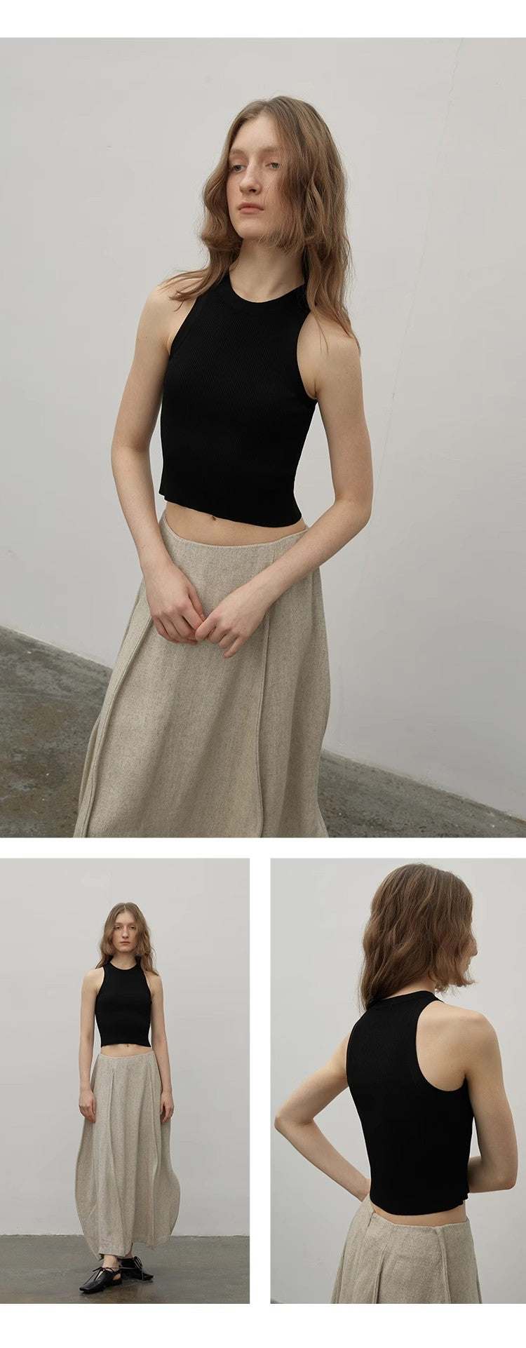 Women's I-knit camisole with sleeveless top