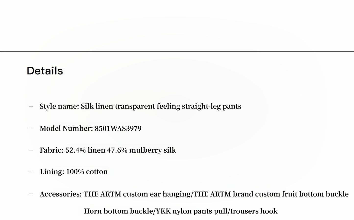 Breathable mulberry silk linen long-sleeved shirt and trousers set