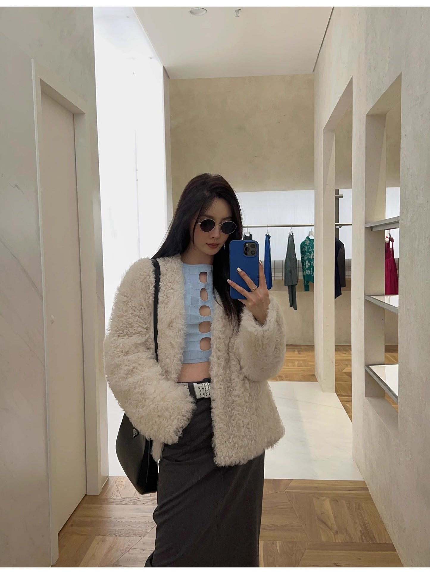 Wanderer Island Imported Tuscan Sheepskin Coat