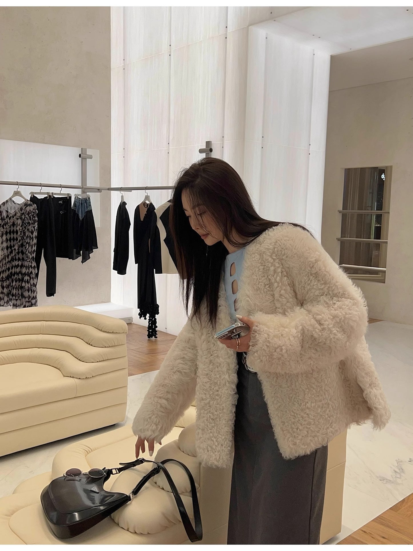 Wanderer Island Imported Tuscan Sheepskin Coat