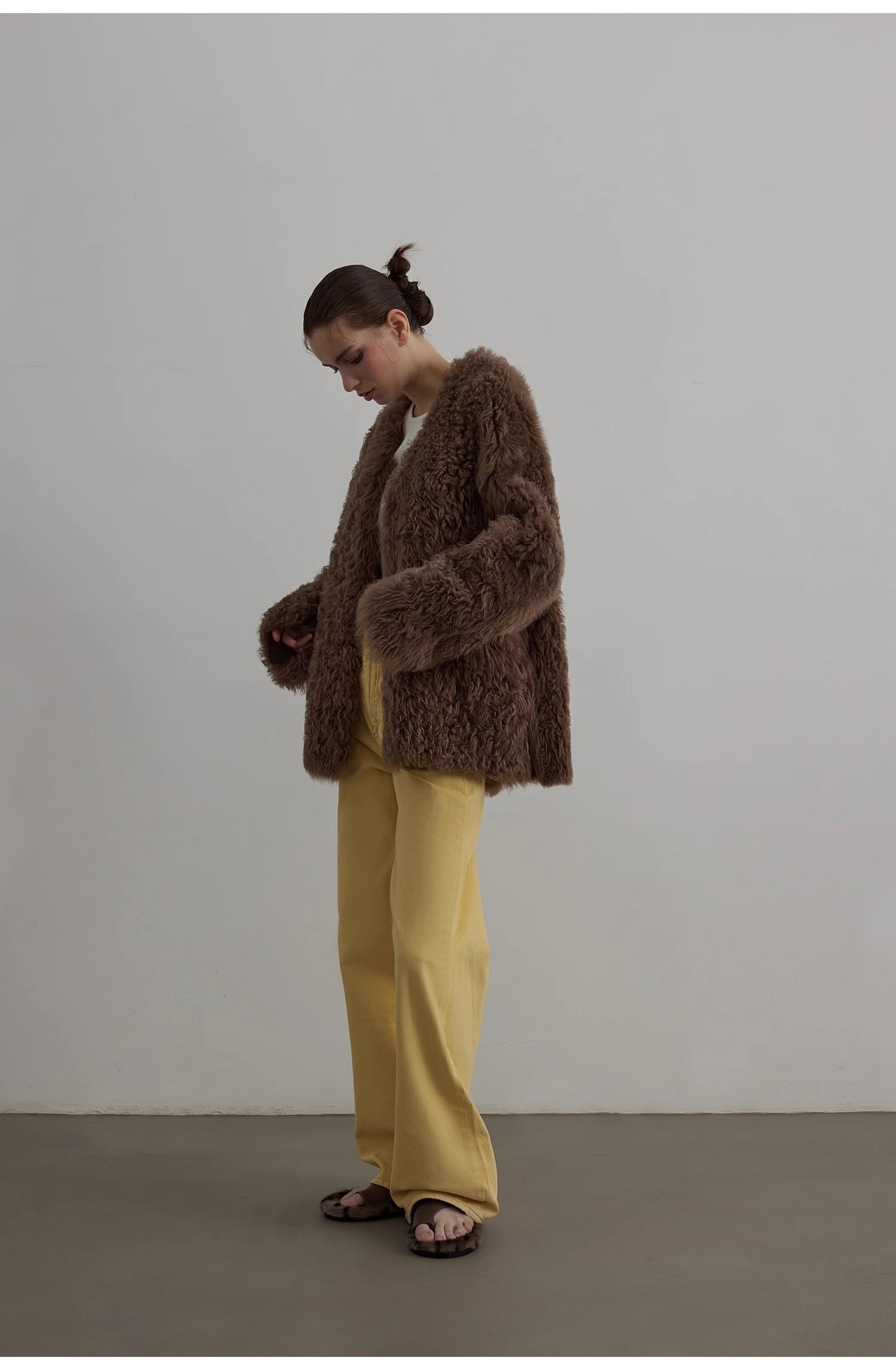 Wanderer Island Imported Tuscan Sheepskin Coat