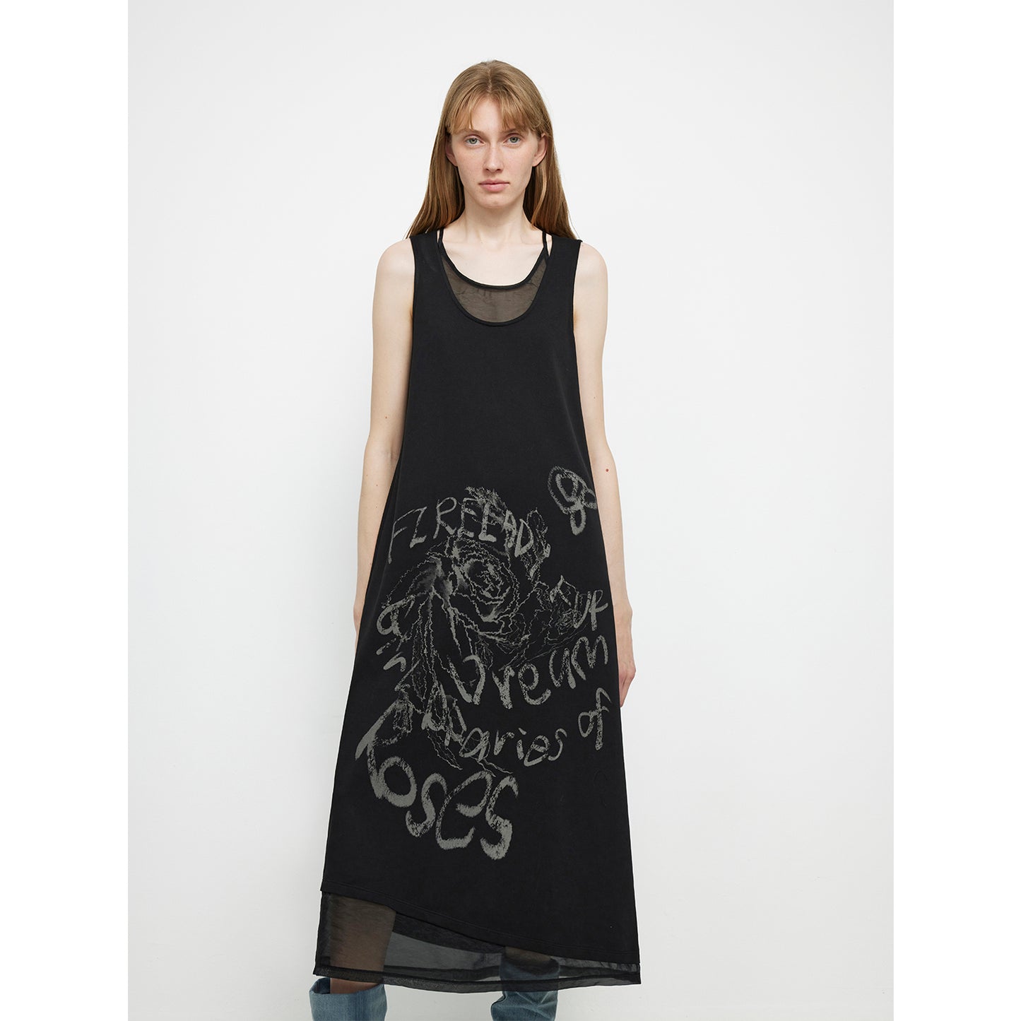 Alphabet Game Original Printed  Vest Dress