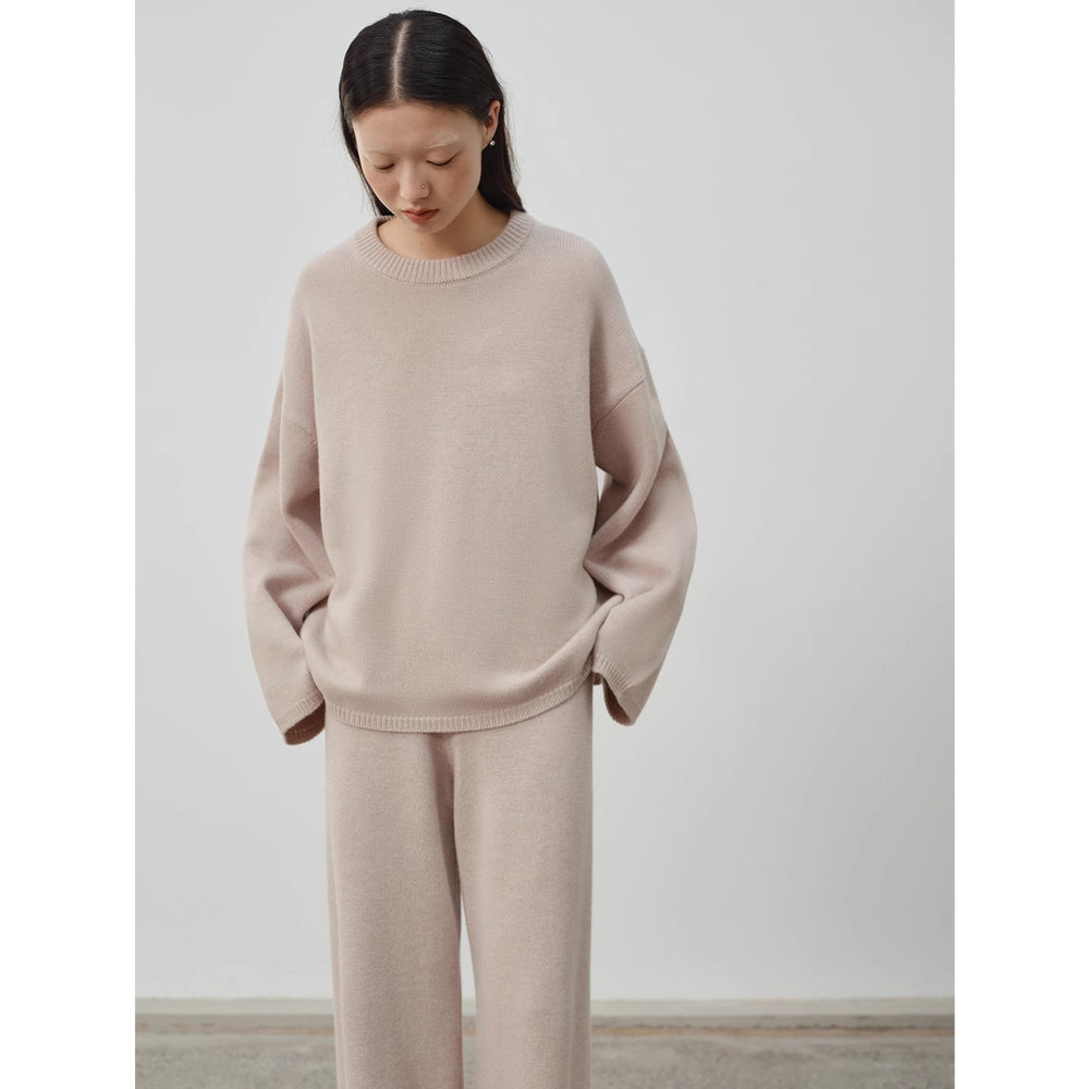 Wilderness Chasing Truth Minimalist Loose Wool Knit + Pants