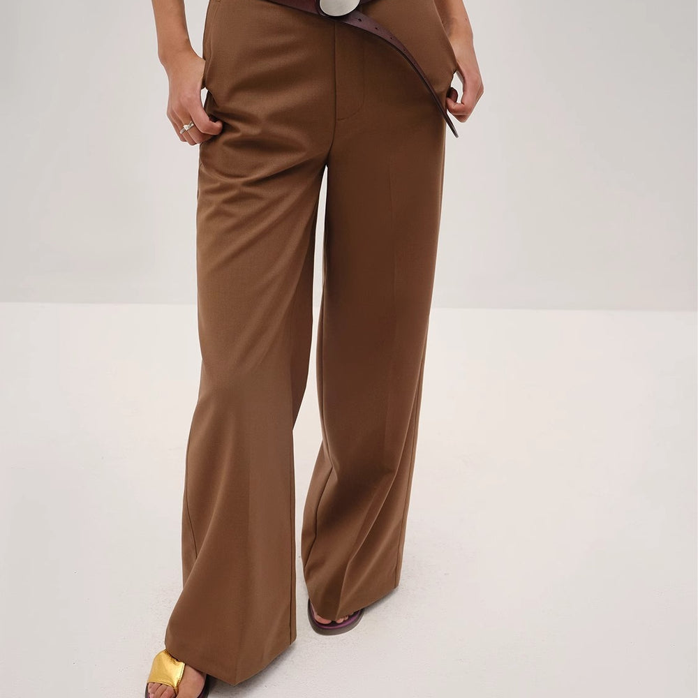 
                  
                    Left Bank Holidays Australian Wool Simple Draped Suit Trousers
                  
                