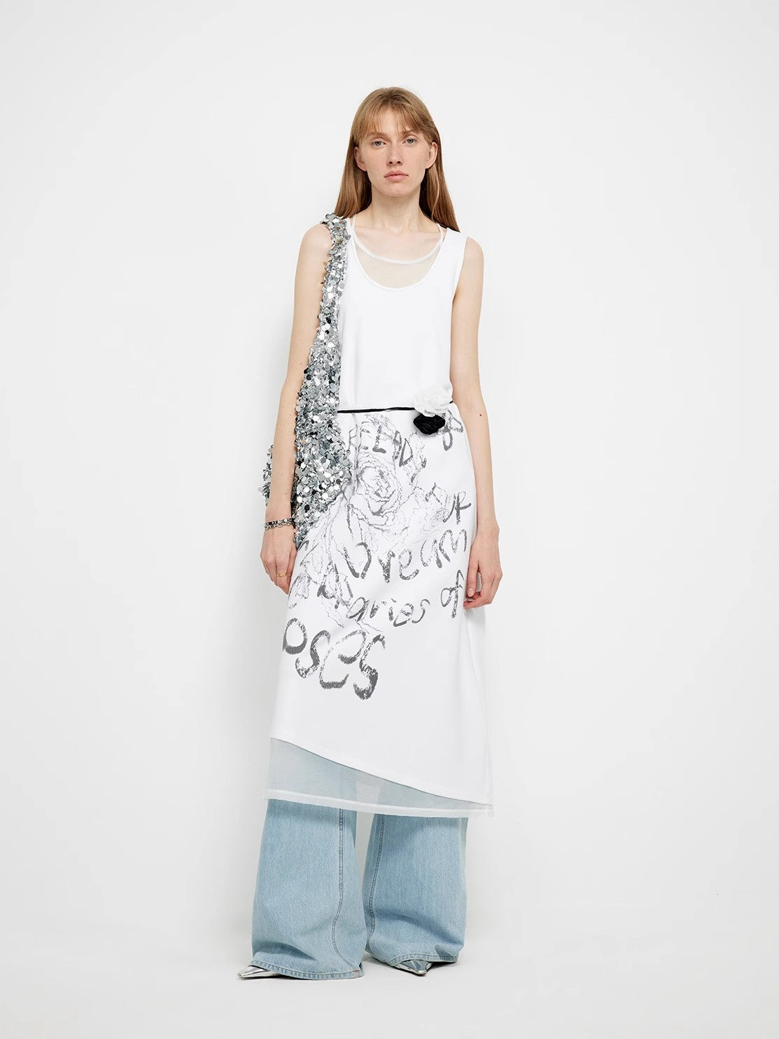 Alphabet Game Original Printed  Vest Dress