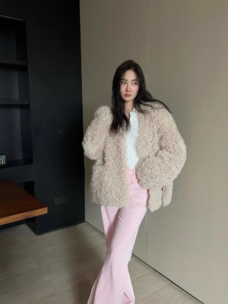 
                  
                    Wanderer Island Imported Tuscan Sheepskin Coat
                  
                