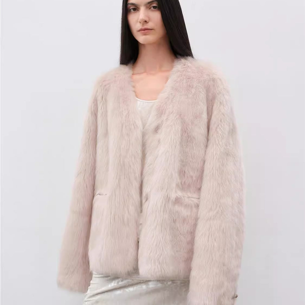 
                  
                    Babylon Phantom Nights Tuscan Sheepskin Pink Coat
                  
                