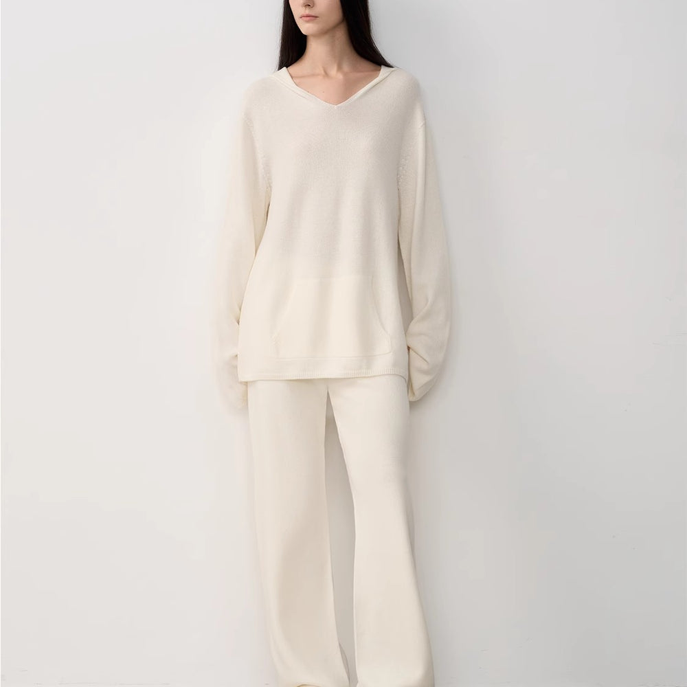 "Warm and waxy music" Australian merino wool knitted suit