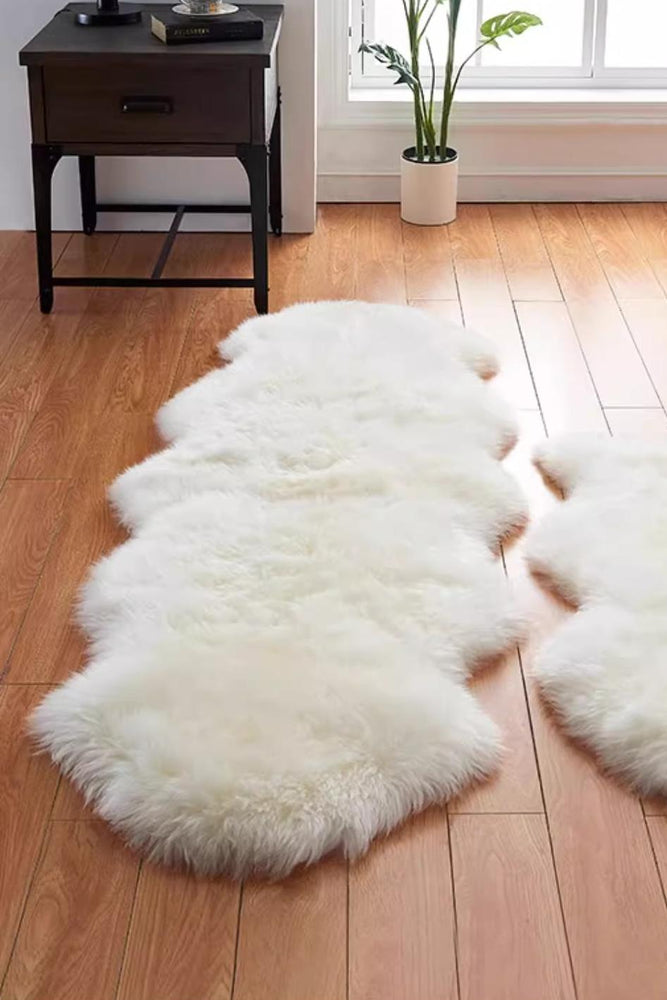 
                  
                    New Zealand imported wool carpet sofa cushion whole sheepskin cushion floor mat
                  
                
