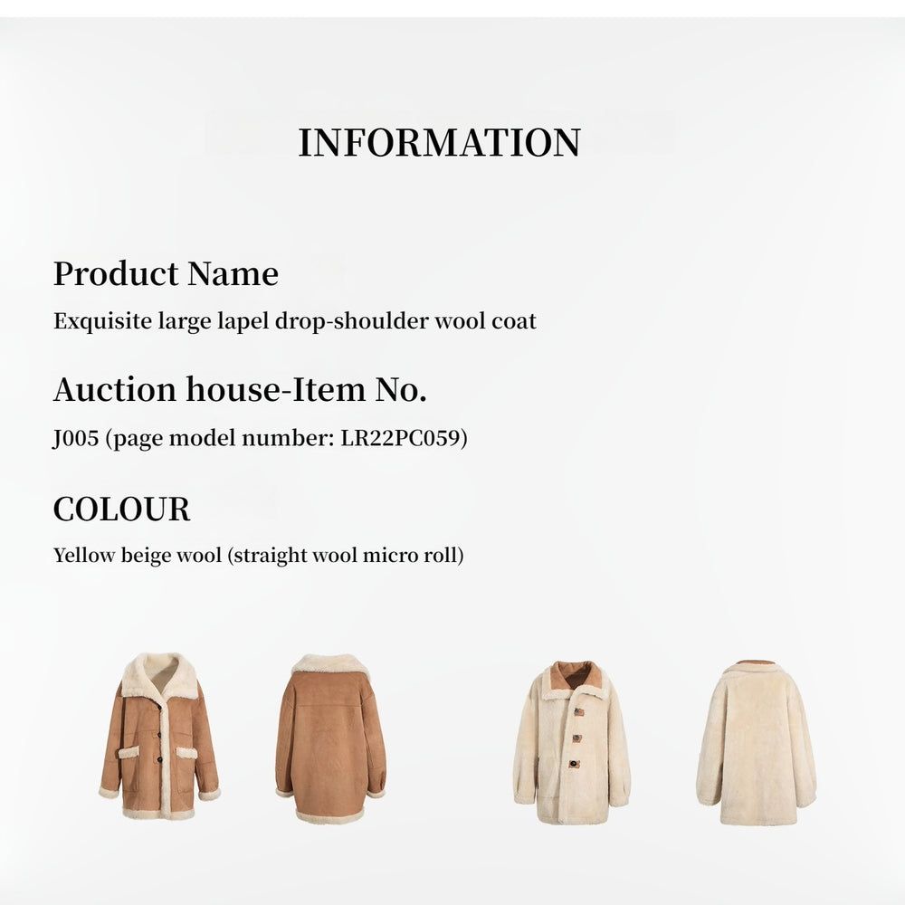 
                  
                    “Makino Tour ”Pure Wool And Artificial Compound Suede Shearling Coat
                  
                