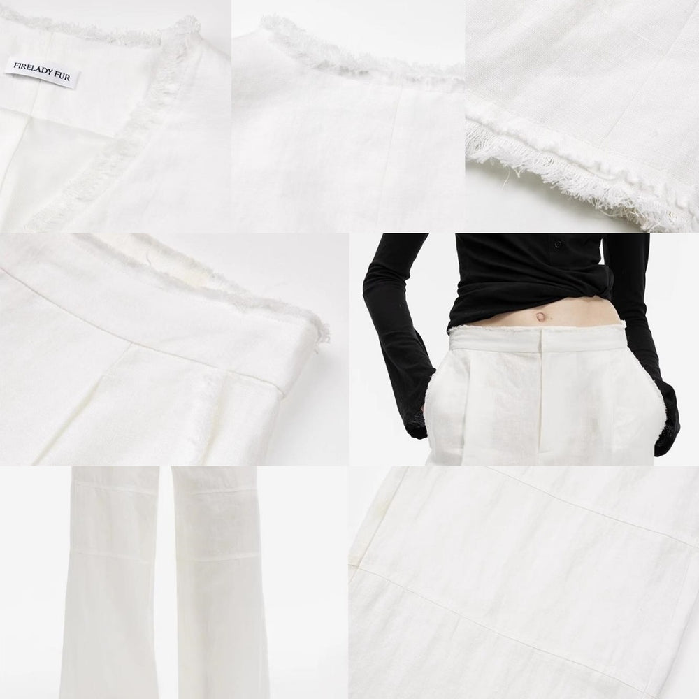 
                  
                    "Diary of an Old Friend" Customized Breathable Ramie Oversize Suit Vest Set
                  
                