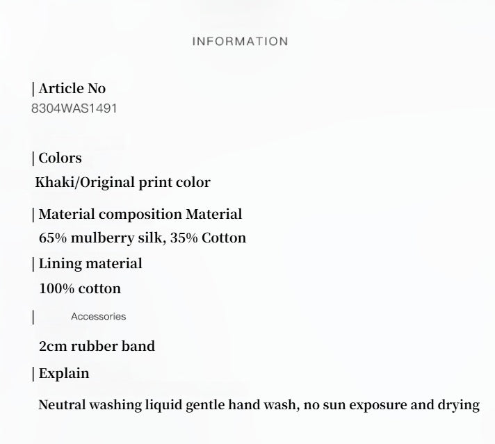 
                  
                    "Above the Flying Clouds" Heavy High-density Silk Luxury High-end Skirt for Women
                  
                