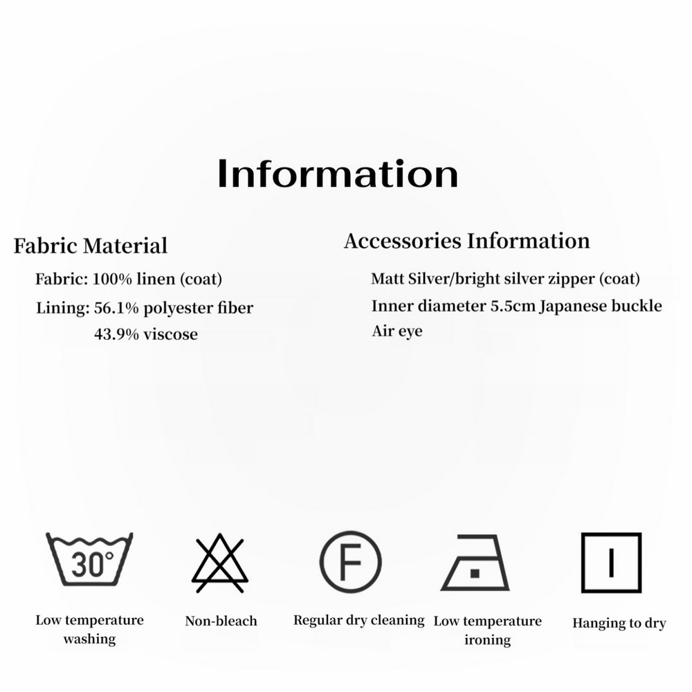 
                  
                    "Modern Past" practical personality linen draped trapezoidal jacket
                  
                