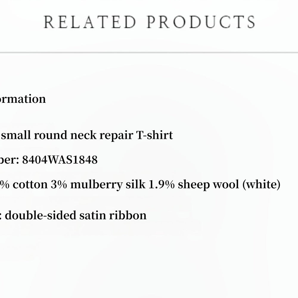 
                  
                    LINDIS wool mulberry silk classic short-sleeved round neck T-shirt for women
                  
                