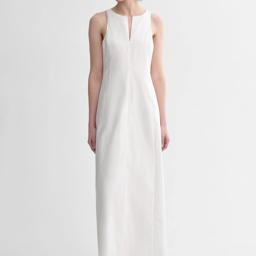 
                  
                    Micro-cocoon-shaped I-shaped pleated V-neck commuting slim-fitting split vest dress for women
                  
                