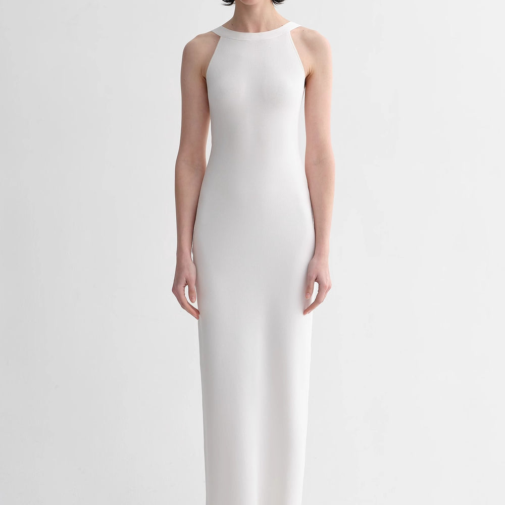 
                  
                    Silk blended/U-neck two-way wear smooth and silky skin-friendly elegant slim  tencel dress for women
                  
                