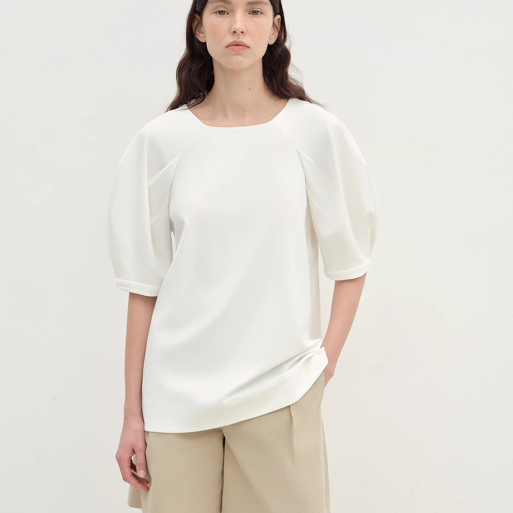 
                  
                    "Sleep Journey" puff sleeve straight short sleeve
                  
                