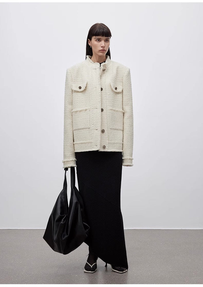 
                  
                    Heavy wool wool edged exquisite high-end small fragrant style jacket for women
                  
                