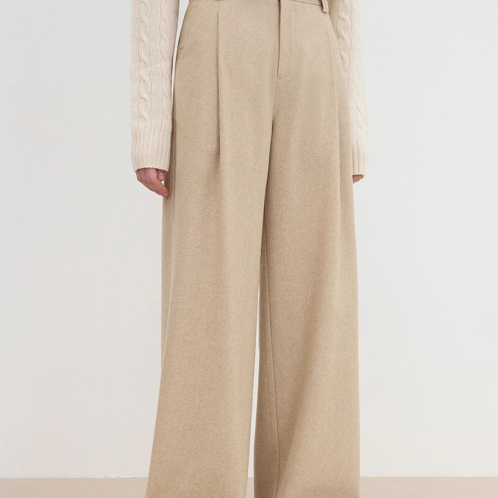 
                  
                    "Leisure Moments" classic low-waisted loose casual straight pants exquisite fashion sense casual pants for women
                  
                