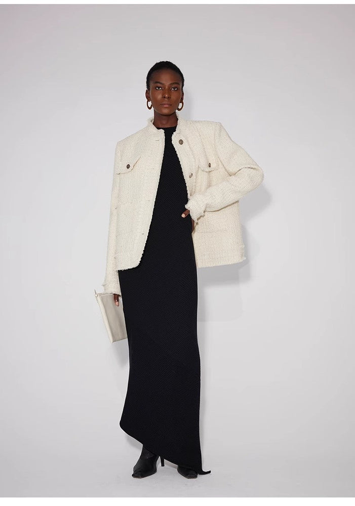 
                  
                    Heavy wool wool edged exquisite high-end small fragrant style jacket for women
                  
                