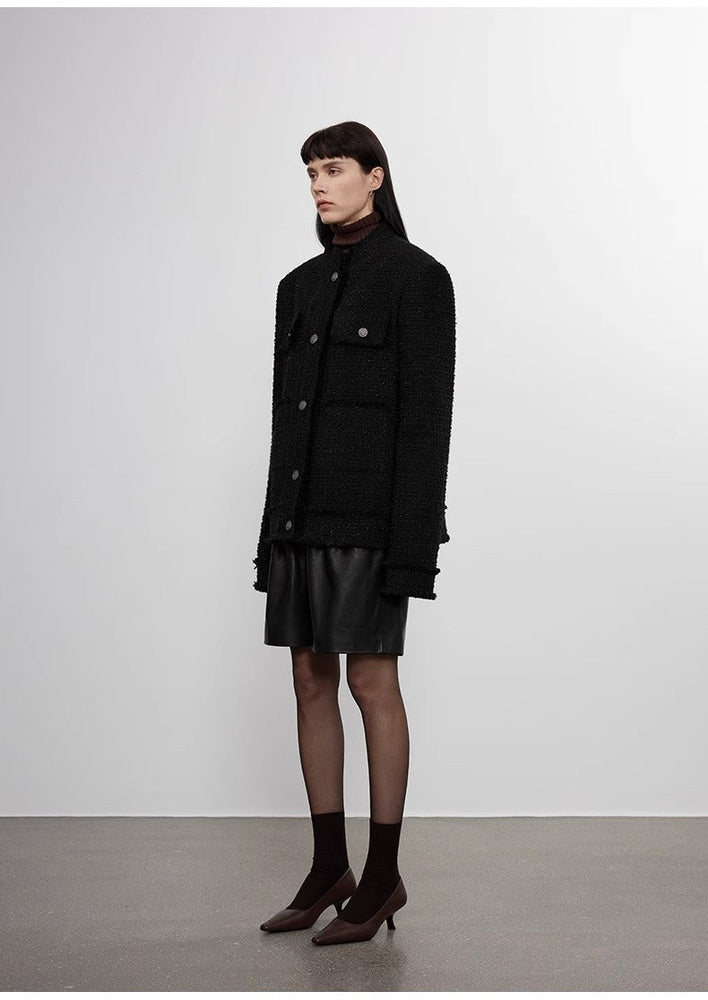 
                  
                    Heavy wool wool edged exquisite high-end small fragrant style jacket for women
                  
                