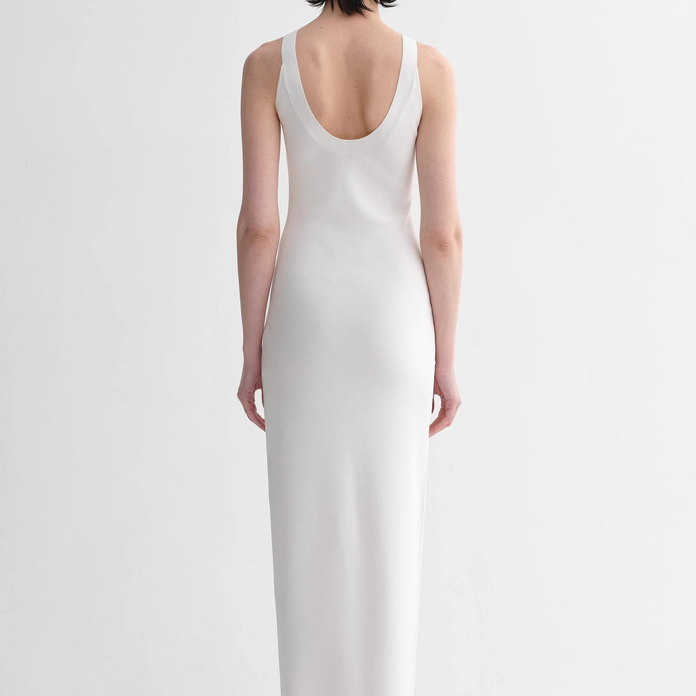 
                  
                    Silk blended/U-neck two-way wear smooth and silky skin-friendly elegant slim  tencel dress for women
                  
                