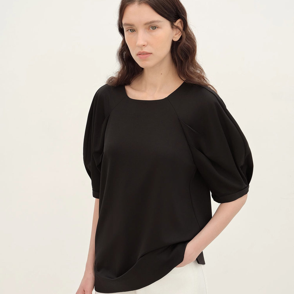 
                  
                    "Sleep Journey" puff sleeve straight short sleeve
                  
                