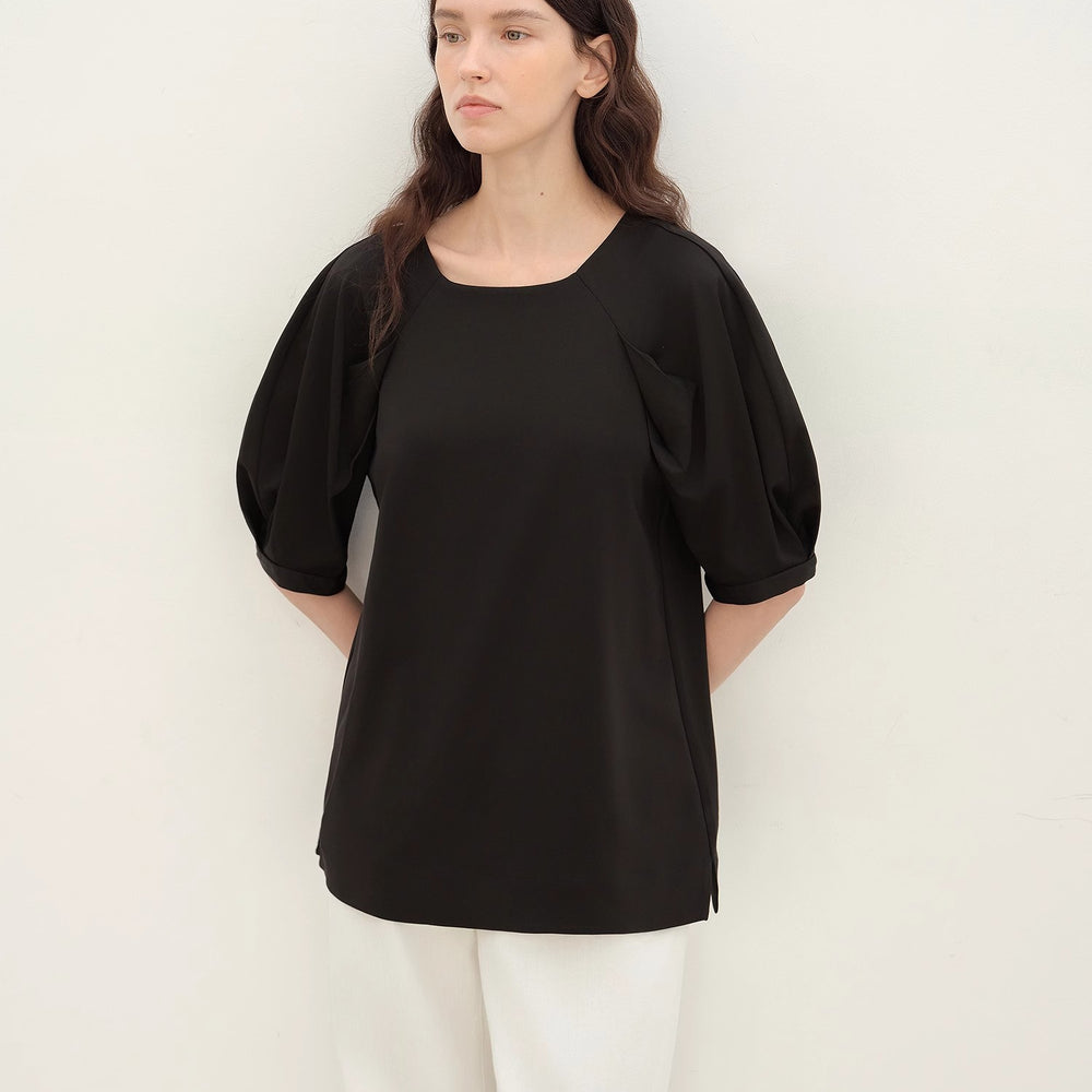 
                  
                    "Sleep Journey" puff sleeve straight short sleeve
                  
                