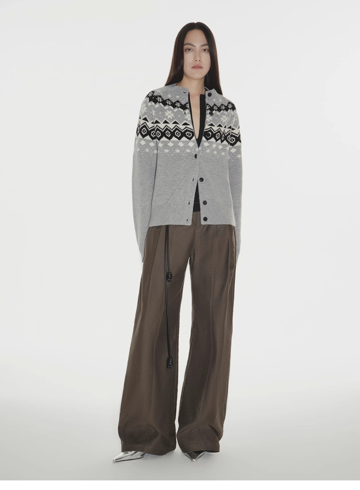 "Autumn on Fair Isle" Australian 17.5 micron machine washable merino wool jacquard sweater