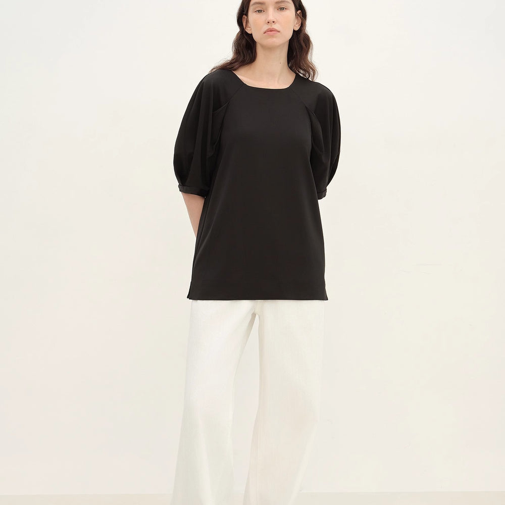 
                  
                    "Sleep Journey" puff sleeve straight short sleeve
                  
                