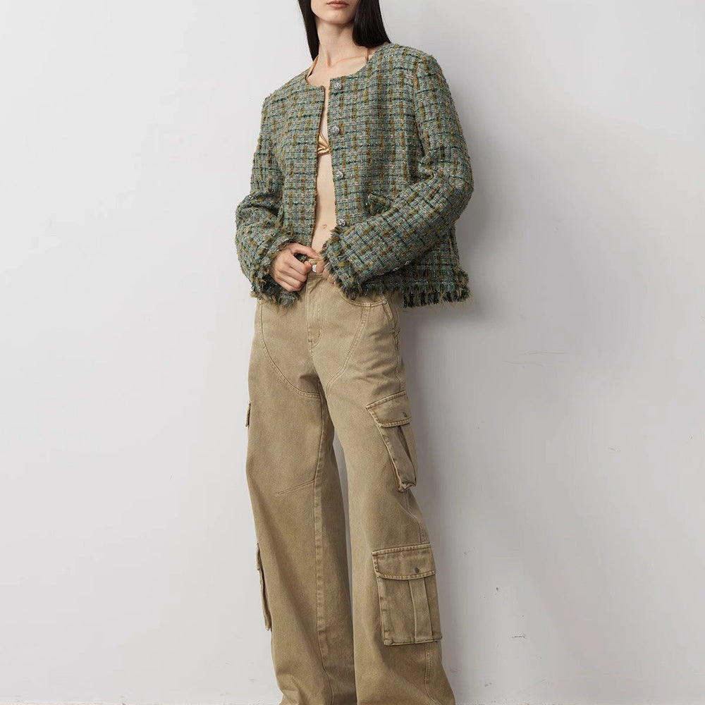 
                  
                    "Nostalgic Wasteland" Heavy Washed Personalized Distressed American Streetwear Large Pocket Cocoon Jeans
                  
                
