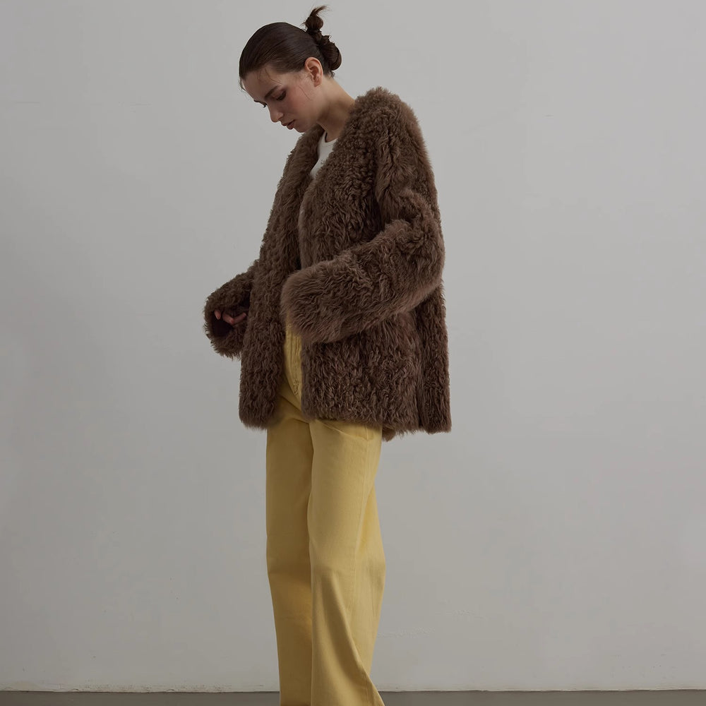 
                  
                    Wanderer Island Imported Tuscan Sheepskin Coat
                  
                