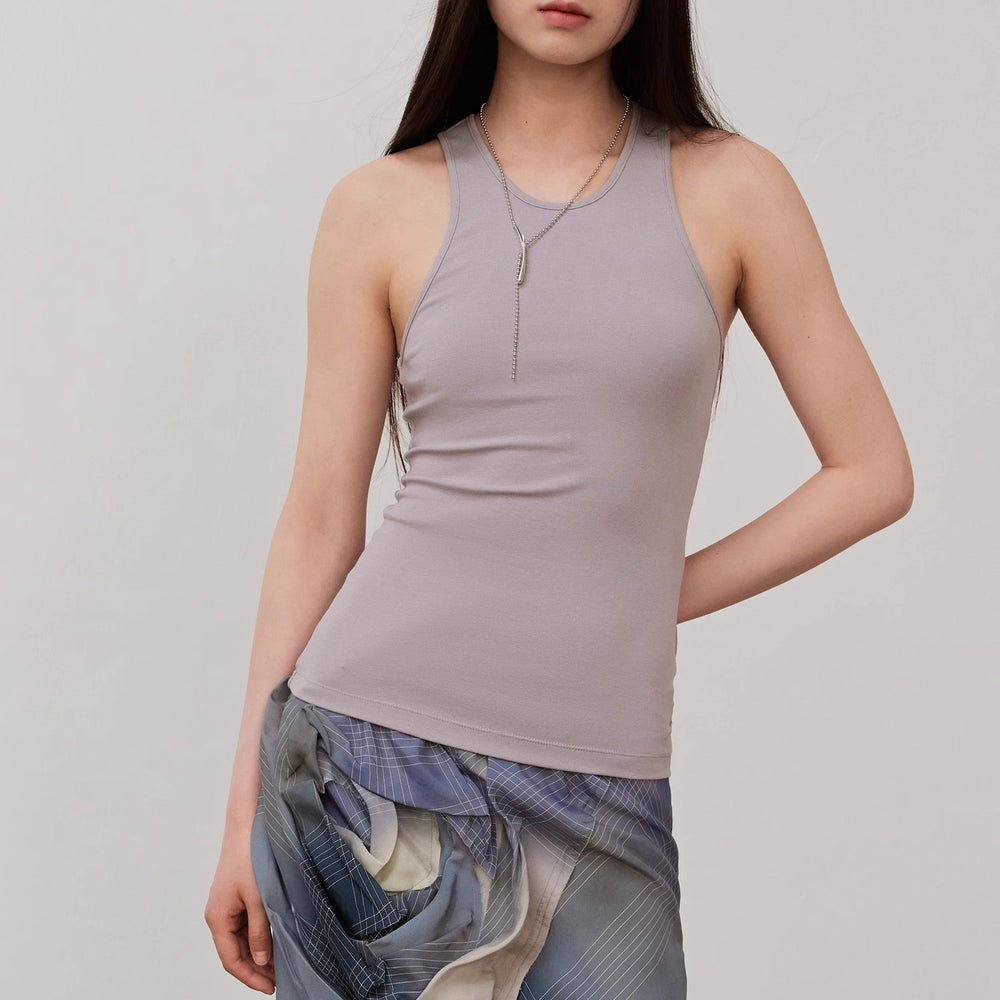 
                  
                    "Summer Tour" small I-shaped vest camisole women's summer elastic cotton slim fit inner sleeveless top
                  
                