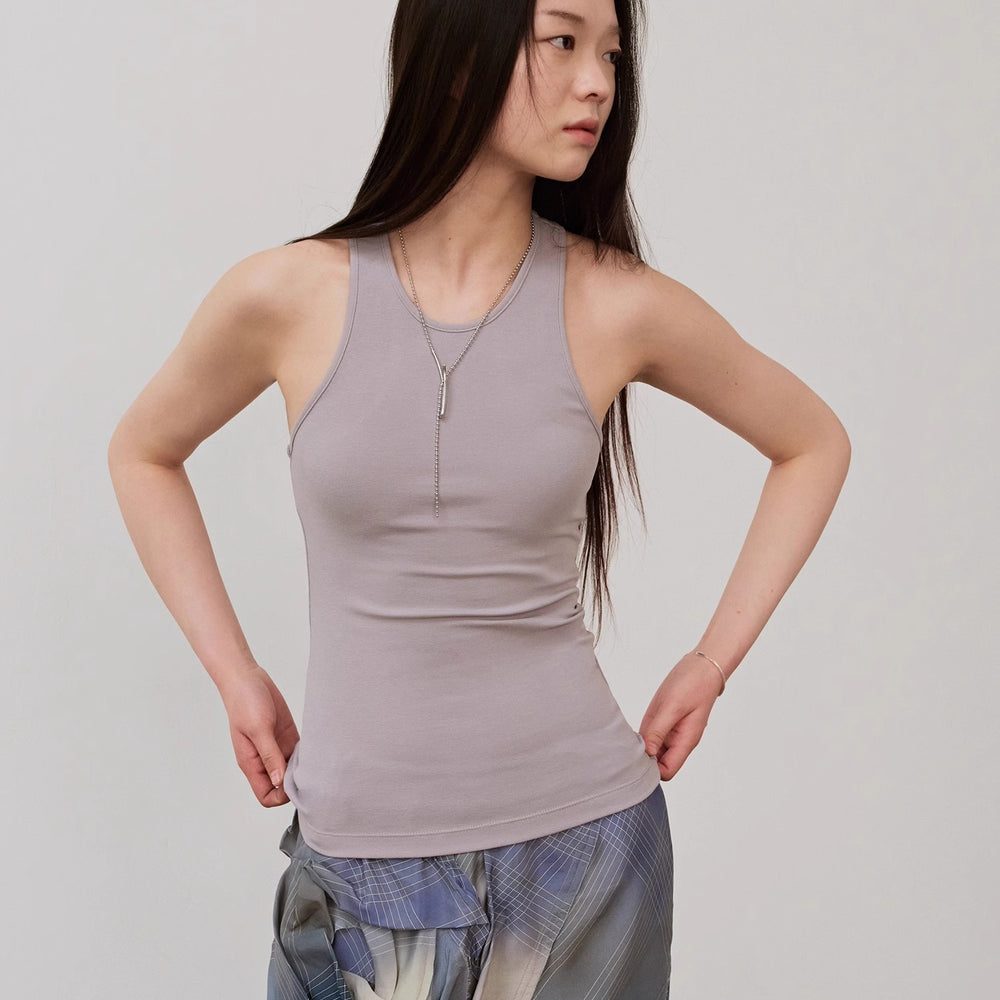 
                  
                    "Summer Tour" small I-shaped vest camisole women's summer elastic cotton slim fit inner sleeveless top
                  
                
