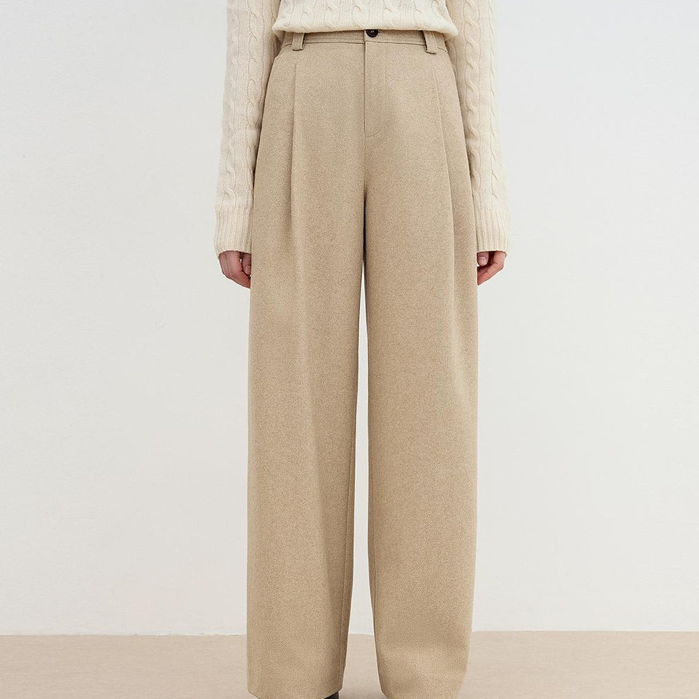 
                  
                    "Leisure Moments" classic low-waisted loose casual straight pants exquisite fashion sense casual pants for women
                  
                