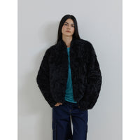 Beethoven's Night Reversible Standing Collar Tuscan Sheepskin Coat