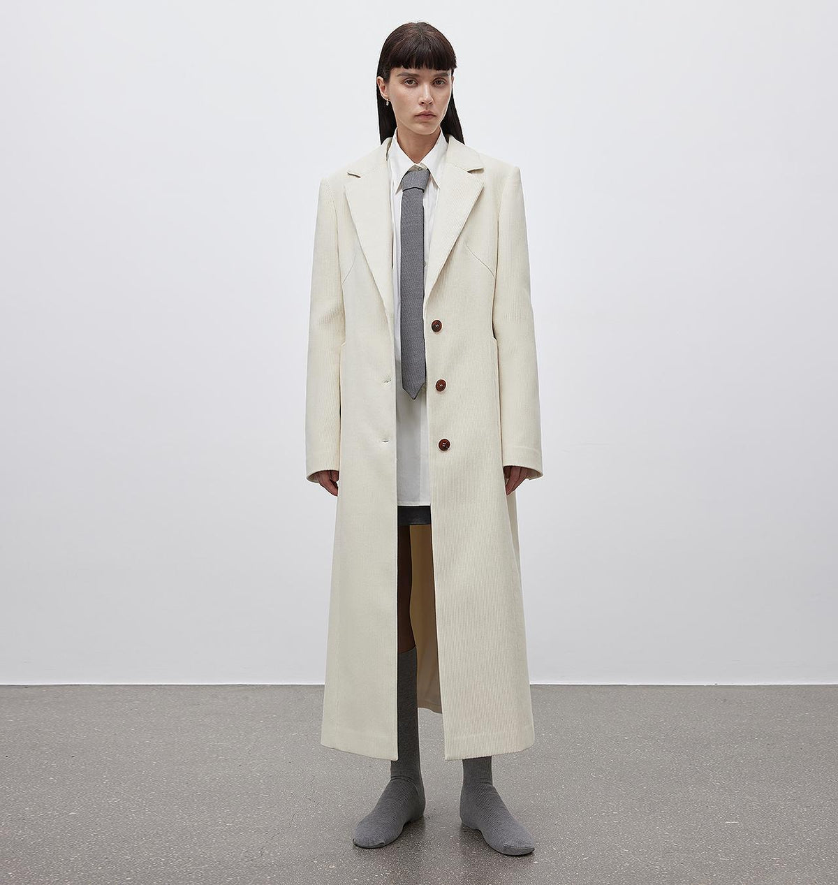 Corduroy three dimensional pocket waist coat