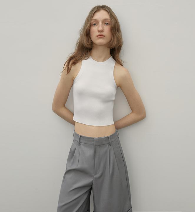 Women's I-knit camisole with sleeveless top