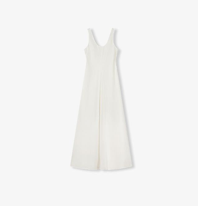 
                  
                    "Simple Love" High Density Modal Mulberry Silk Insert U-neck Vest Dress
                  
                