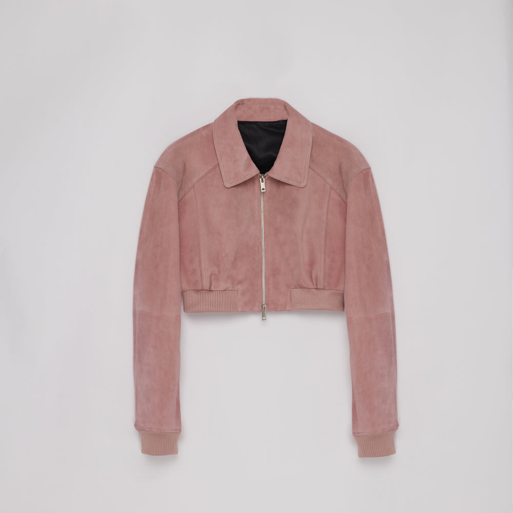 
                  
                    "Witch Game" Retro  Classic Stand Up Sheep Leather Short Jacket
                  
                