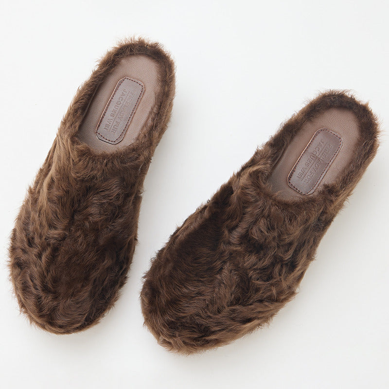 
                  
                    [FF × JW Collaboration - Fur-lined Slip-On Platform Sneakers] Casual and stylish design with wool, slip-on thick-soled sneakers that add height
                  
                