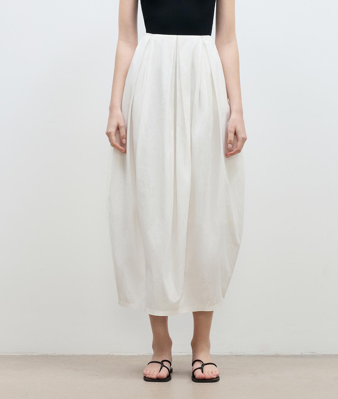 "Peninsula Art" Styling Flower Bud Skirt High Waist Skirt