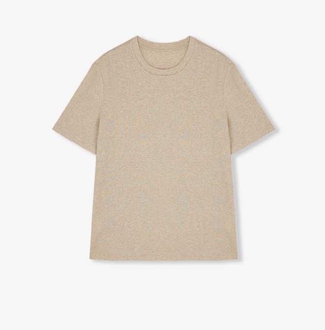 
                  
                    "Soft Cloud" 15.5mm cashmere loose and comfortable round neck versatile short-sleeved T-shirt for women
                  
                