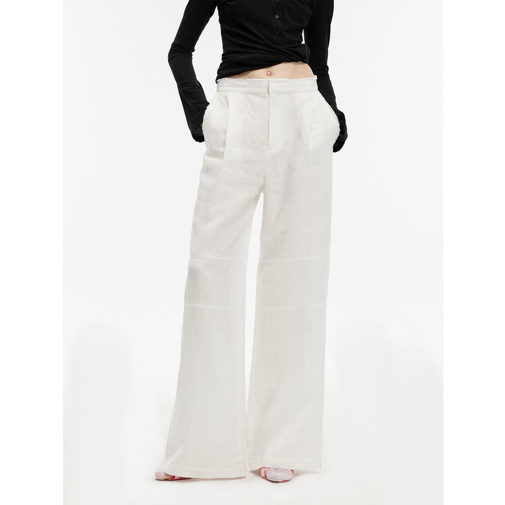 
                  
                    "Diary of an Old Friend" Customized Breathable Ramie Oversize Suit Vest Set
                  
                