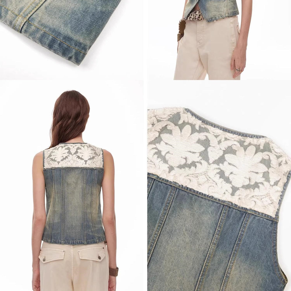 
                  
                    "Diary of an Old Friend" Customized Breathable Ramie Oversize Suit Vest Set
                  
                